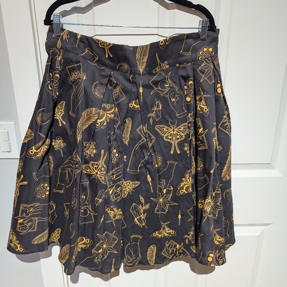 Pinup Couture Dresses & Skirts - PUG cotton sateen moth print skirt